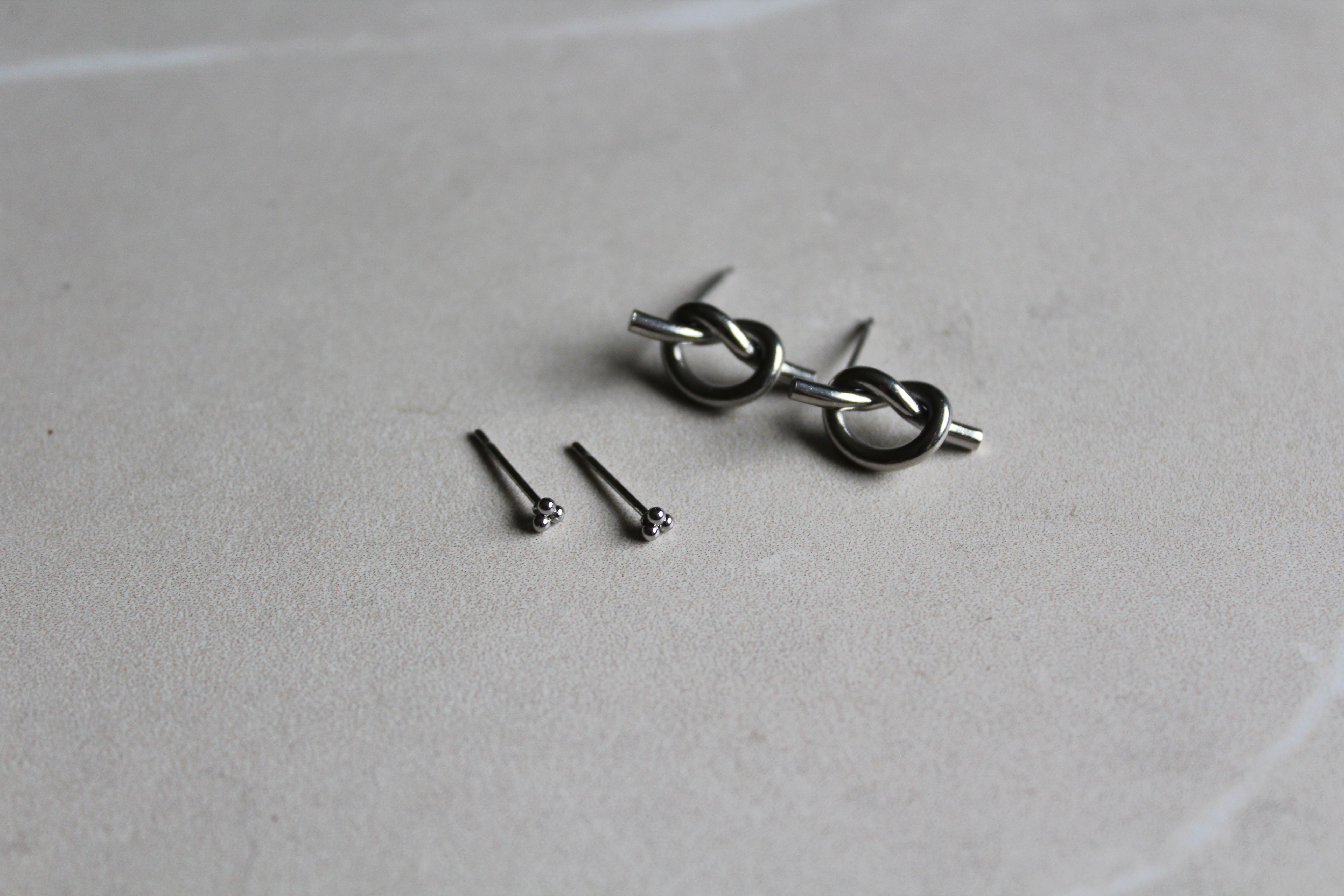 Zilveren studs