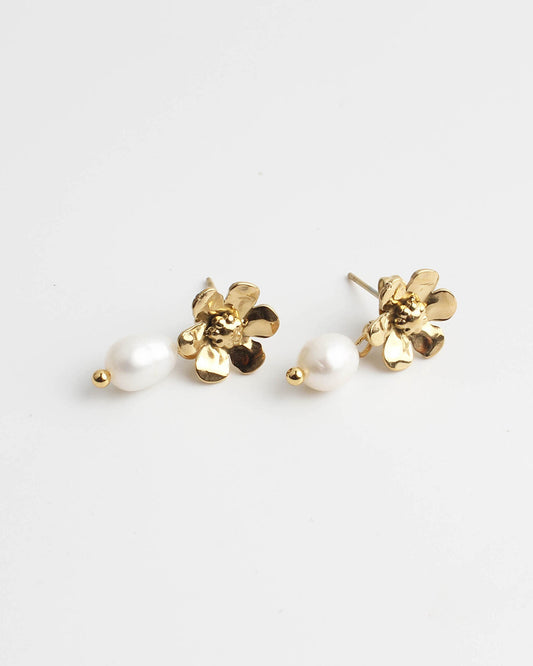 Pearl & Daisy - Studs - Earrings - Stainless Steel