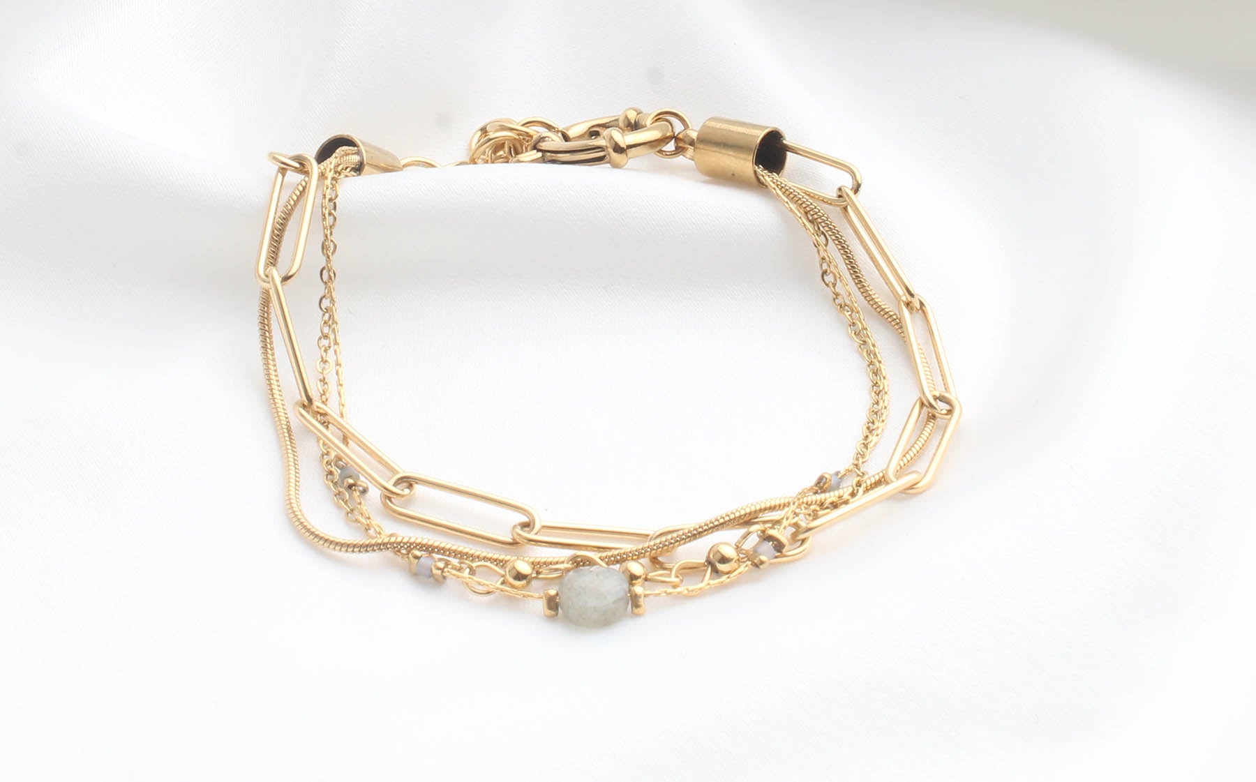 Eloise - Bracciale - 4 strati - Acciaio inossidabile