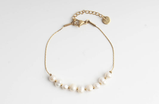 Sweet Pearls - Bracciale - Perle - Acciaio inossidabile