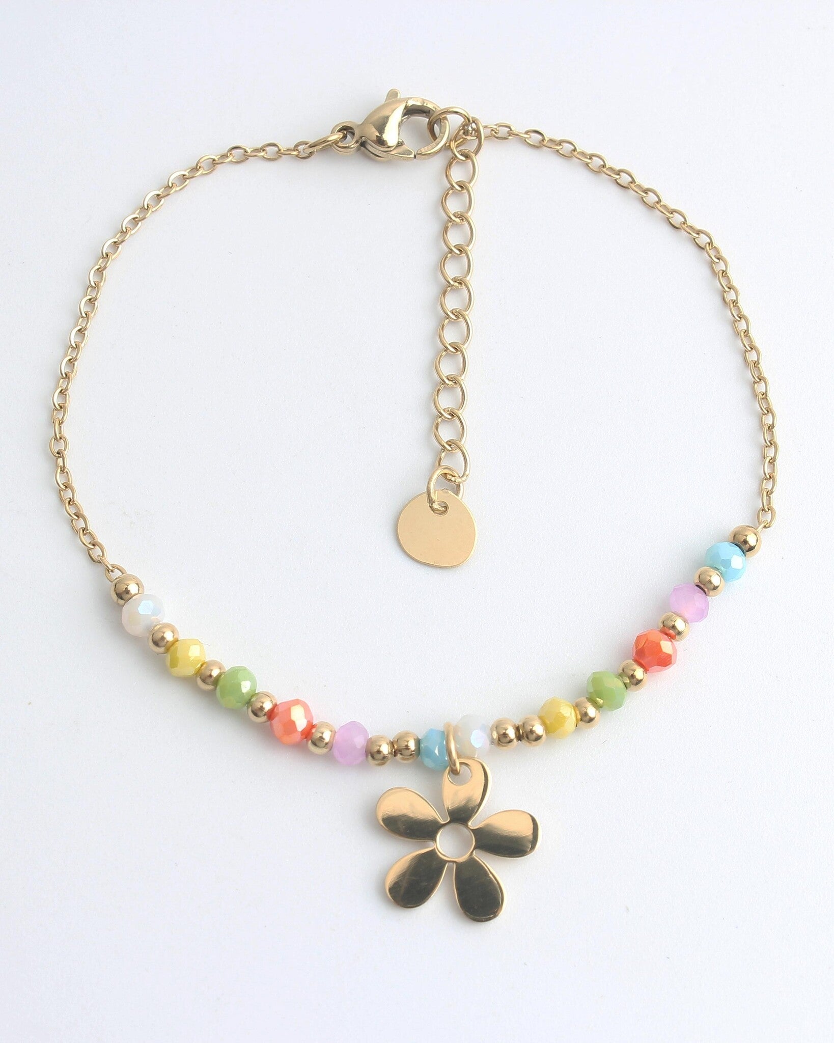 Flower Power - Bracciale - Acciaio inossidabile