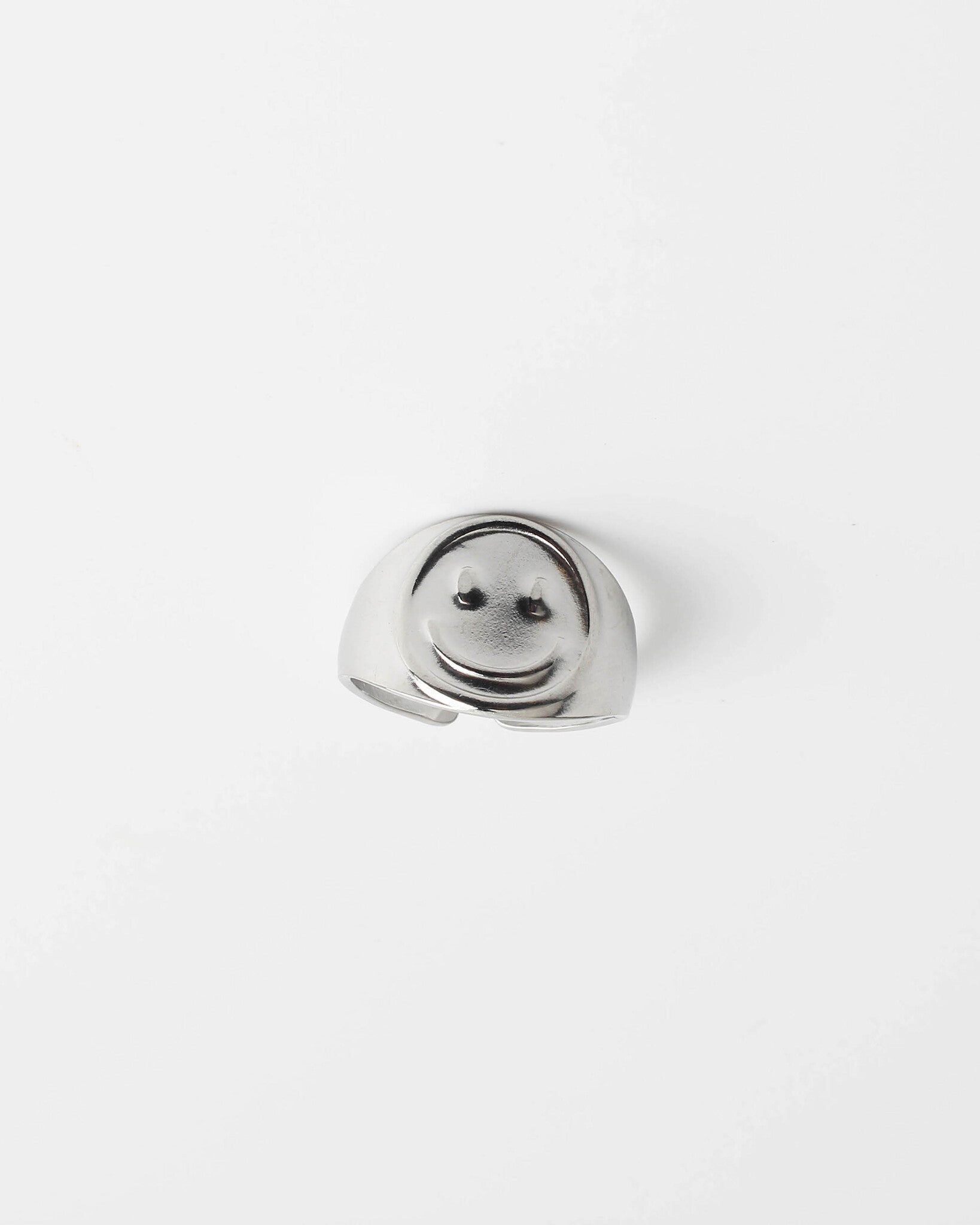 Smiley - Anello - Acciaio inossidabile - Regolabile