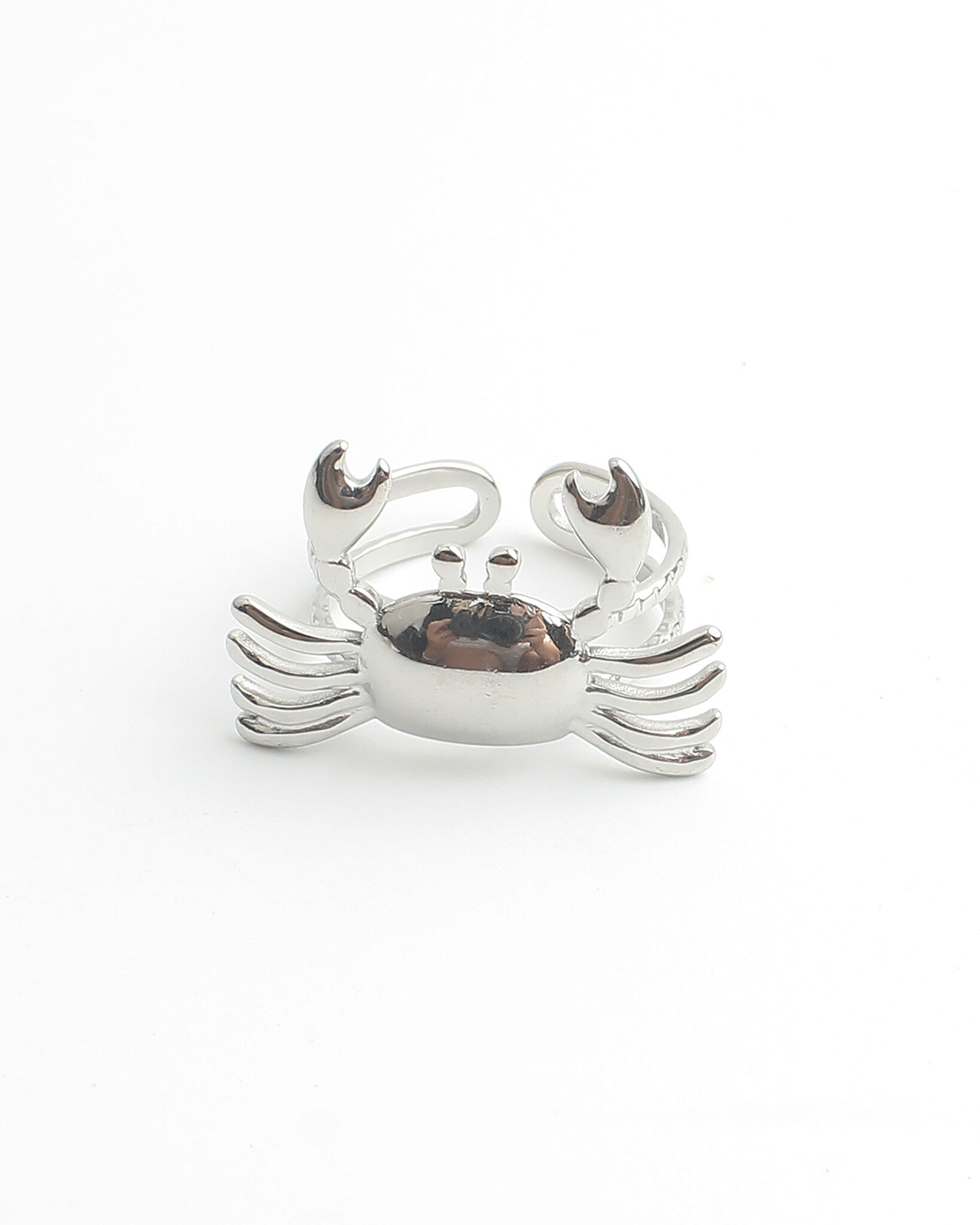 Crabby - Ring - Stainless Steel - Adjustable