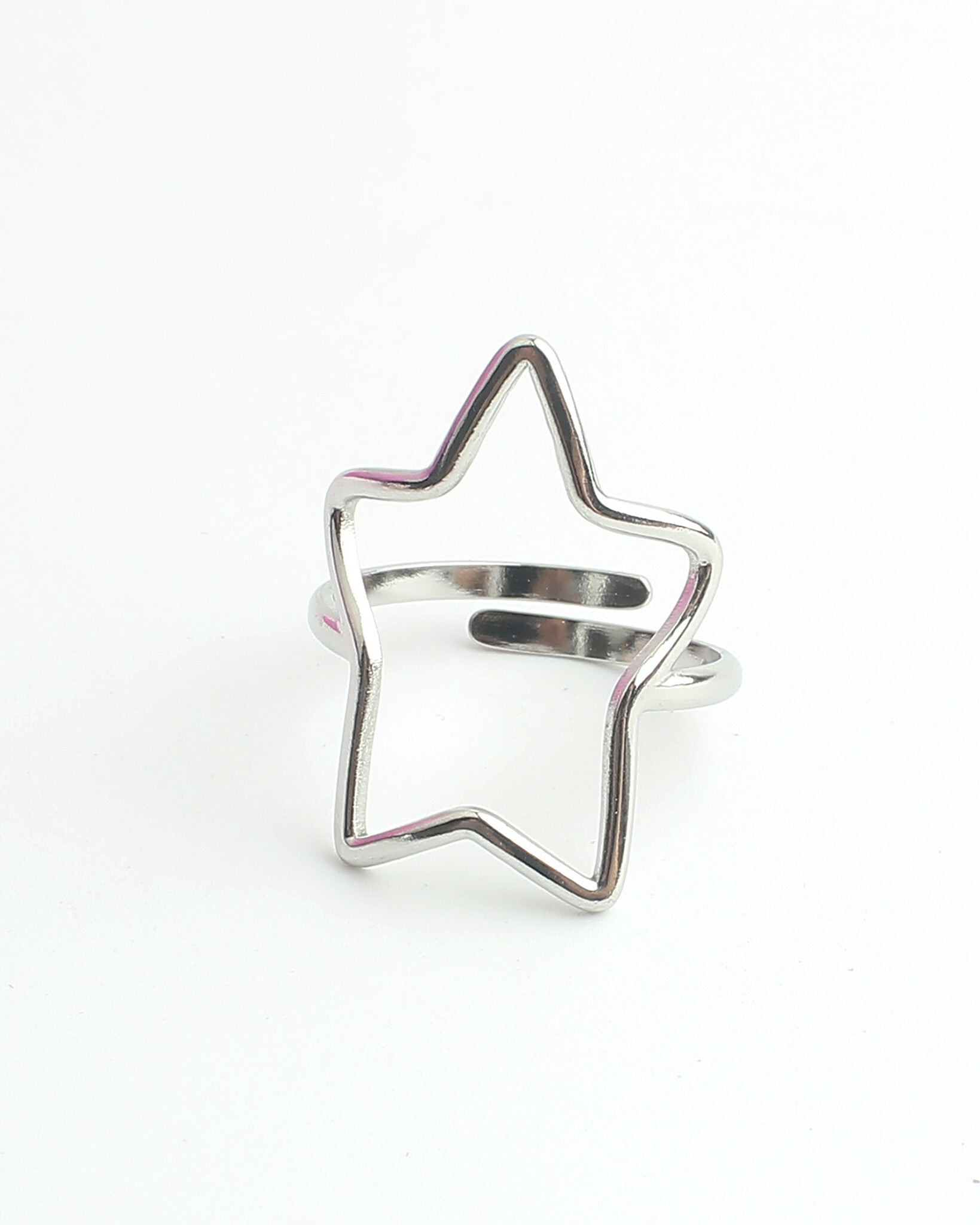 Star - Ring - Stainless Steel