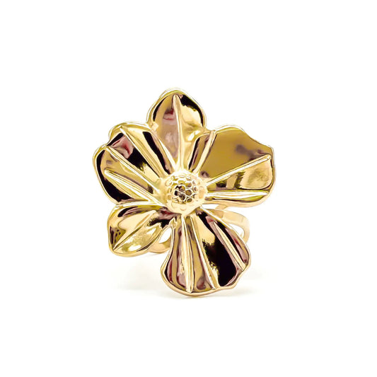 Elegant Flower - Ring - Stainless Steel