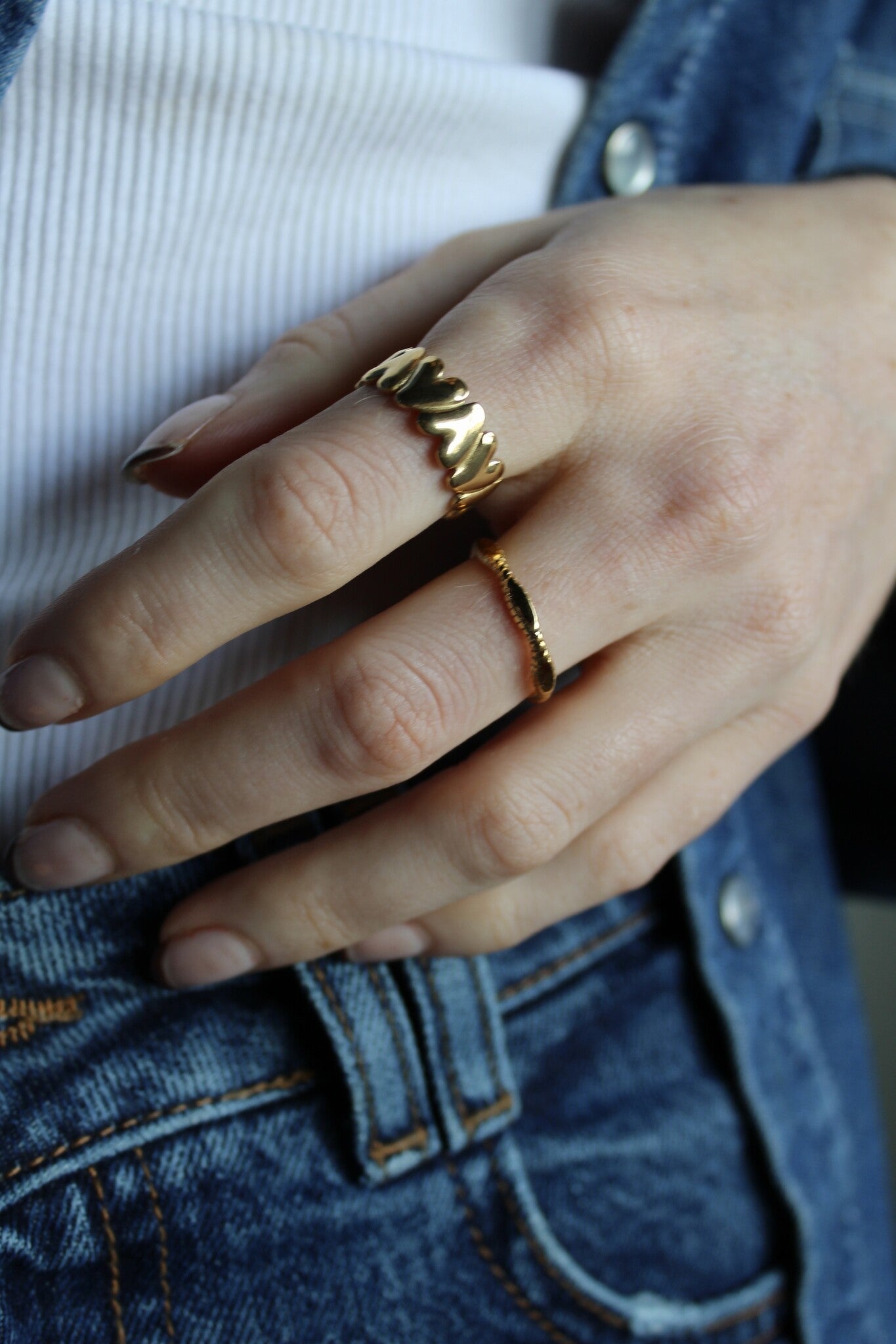 Grace - Ring - Stainless Steel - Adjustable