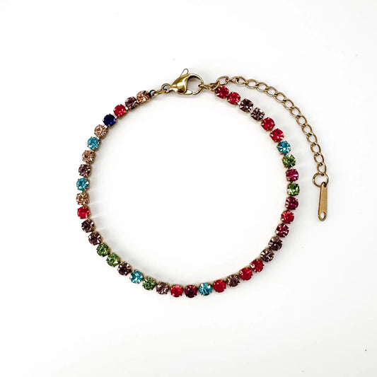 Rainbow glitter - Bracelet - Stainless Steel